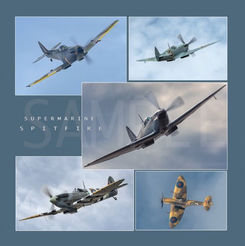 Supermarine Spitfire 50x50cm