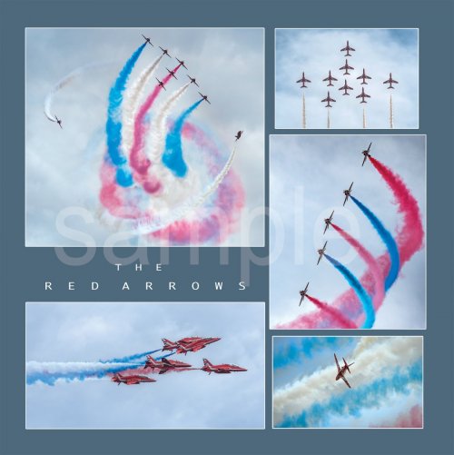 The Red Arrows 50x50cm