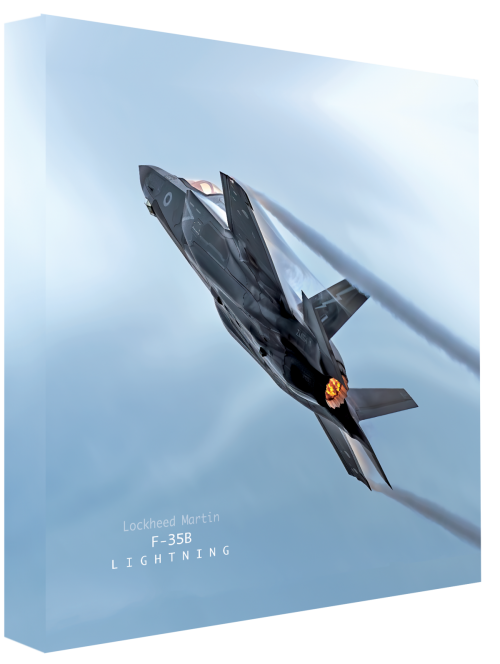 Lockheed Martin F-35B 50x50cm