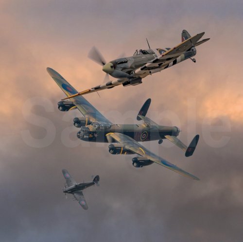 WW2 Hero&#039;s 50x50cm